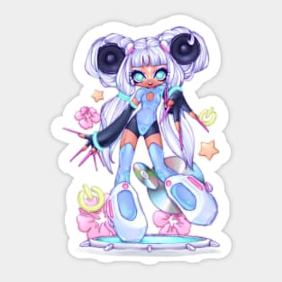 CYBER GALS MINI!! 02 Sticker